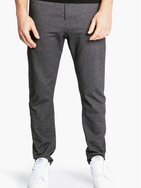 Public Rec Gamechanger Tailored Knit Pants in Heathered Charcoal